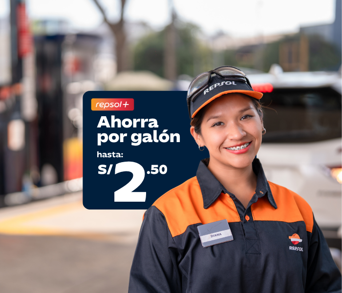 Ahorra hasta S/2.50 por galón en Repsol